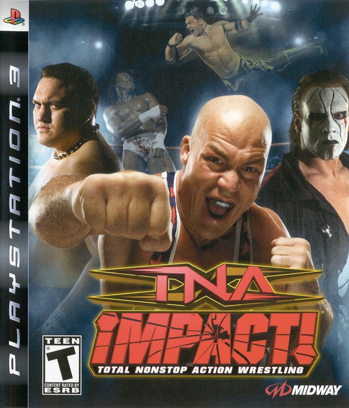 TNA Impact box art for Playstation 3